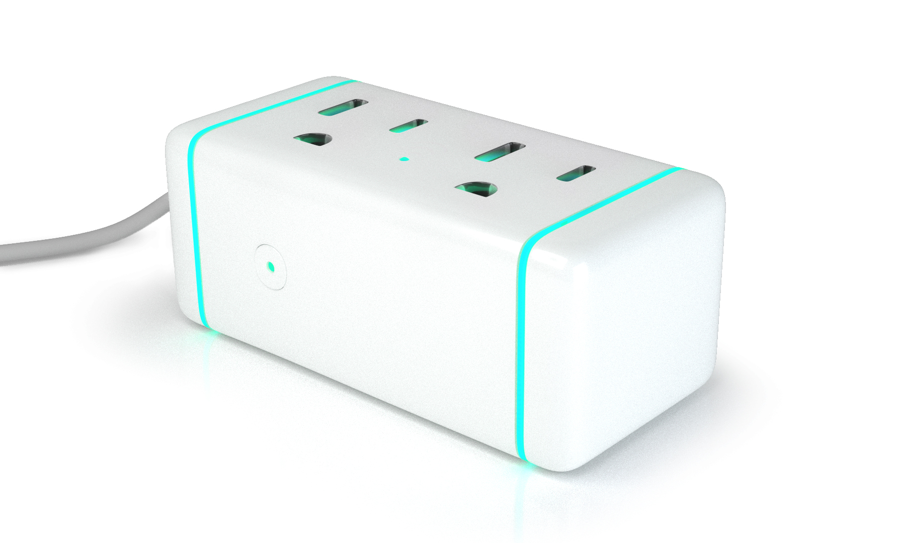 Dual-socket smart power strip